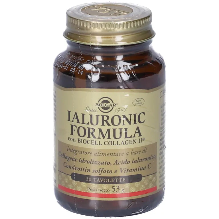 Solgar Ialuronic Formula 30 Tavolette - Solgar Ialuronic Formula 30 Tavolette