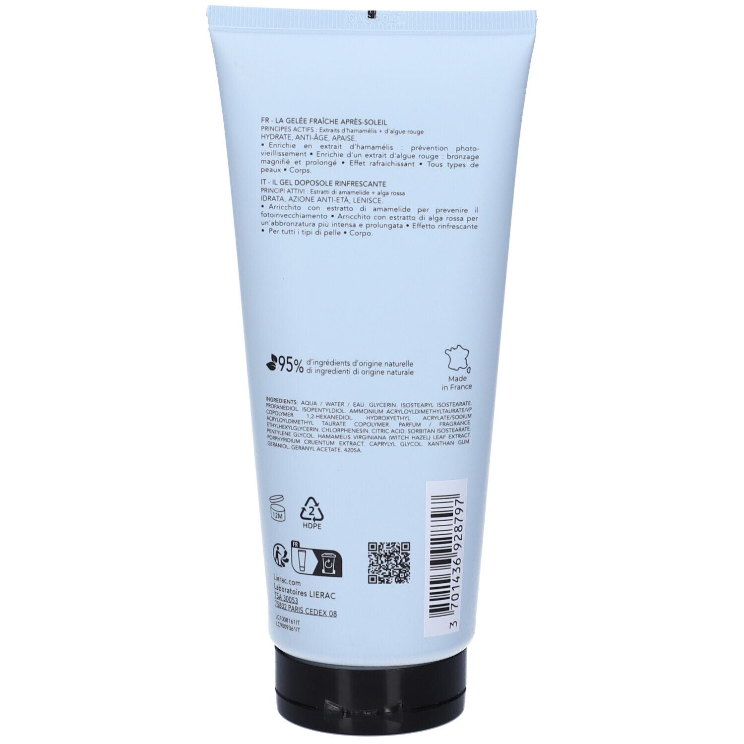 Lierac Sunissime After Sun Gel Corpo doposole rinfrescante 200ml