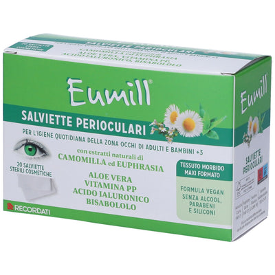 Eumill Salviette Perioculari 25 pezzi
