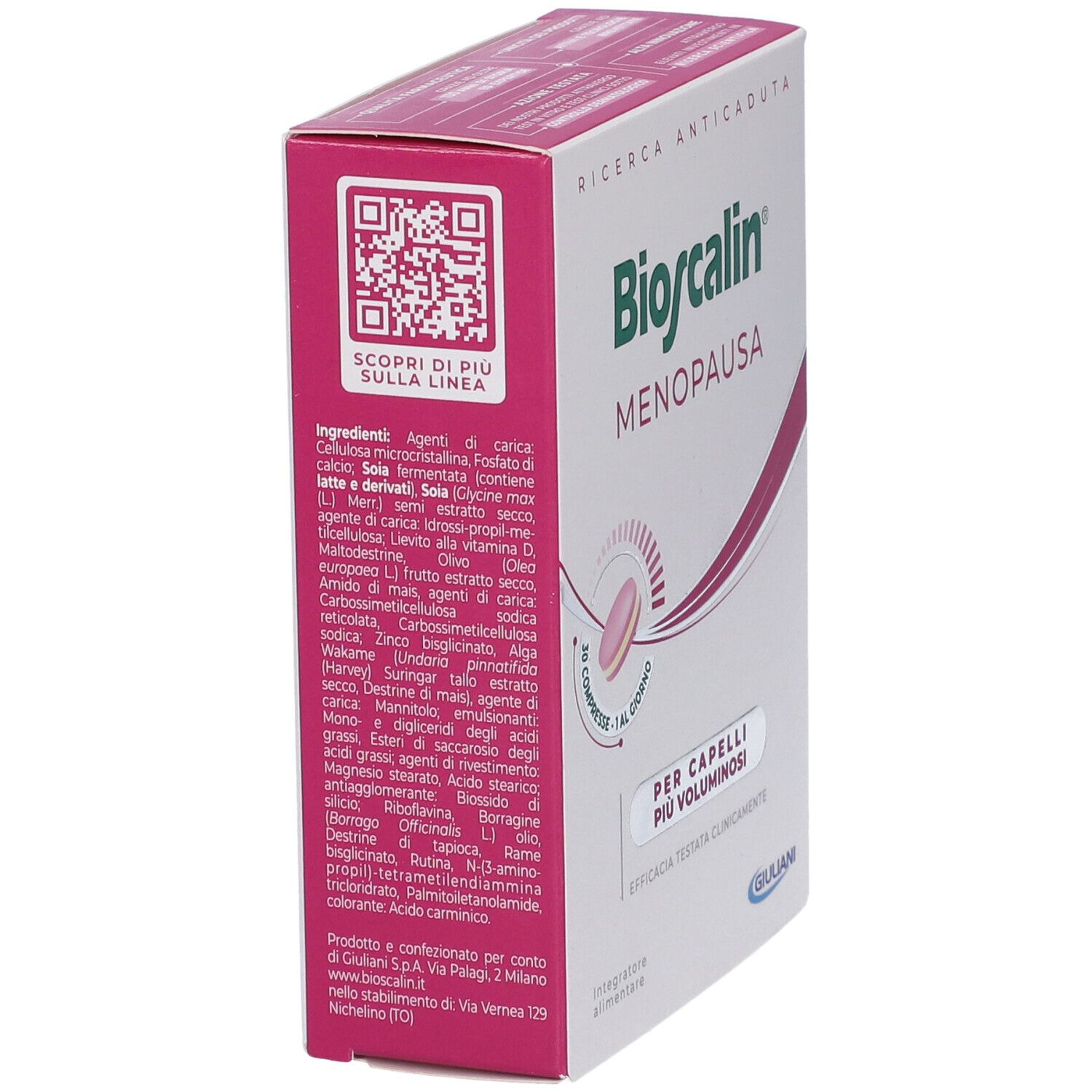 Bioscalin Menopausa 30 Compresse - Bioscalin Menopausa 30 Compresse