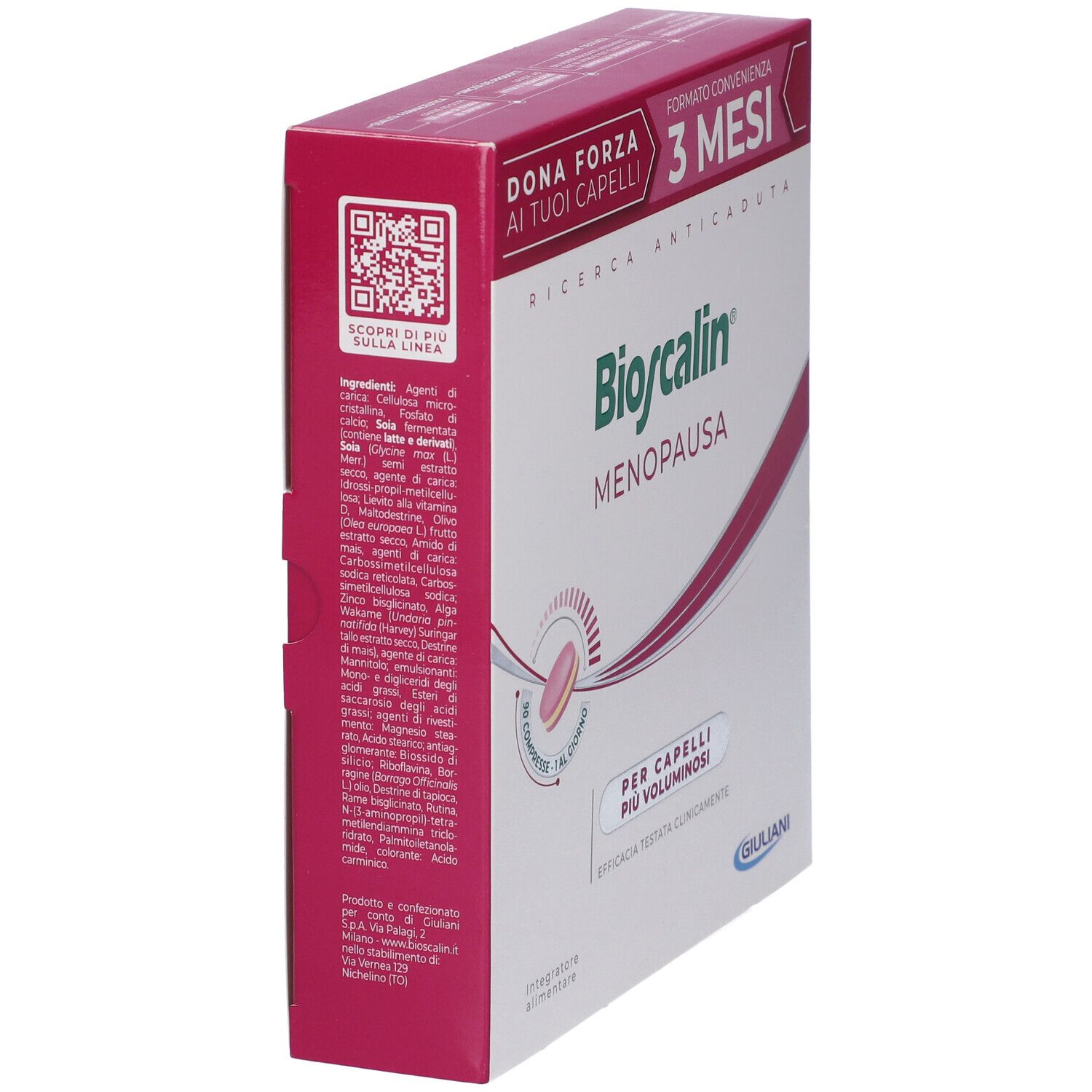 Bioscalin Menopausa 3 Mesi Trattamento 90 compresse