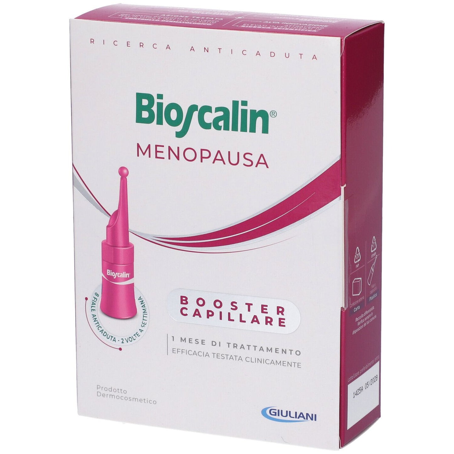 Bioscalin Menopausa Donna Trattamento Rinforzante Capelli 8 fiale