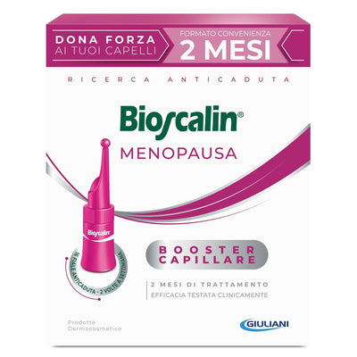 Bioscalin Menopausa Donna Trattamento Rinforzante Capelli 2 Mesi Trattamento 16 fiale