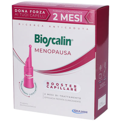 Bioscalin Menopausa Donna Trattamento Rinforzante Capelli 2 Mesi Trattamento 16 fiale