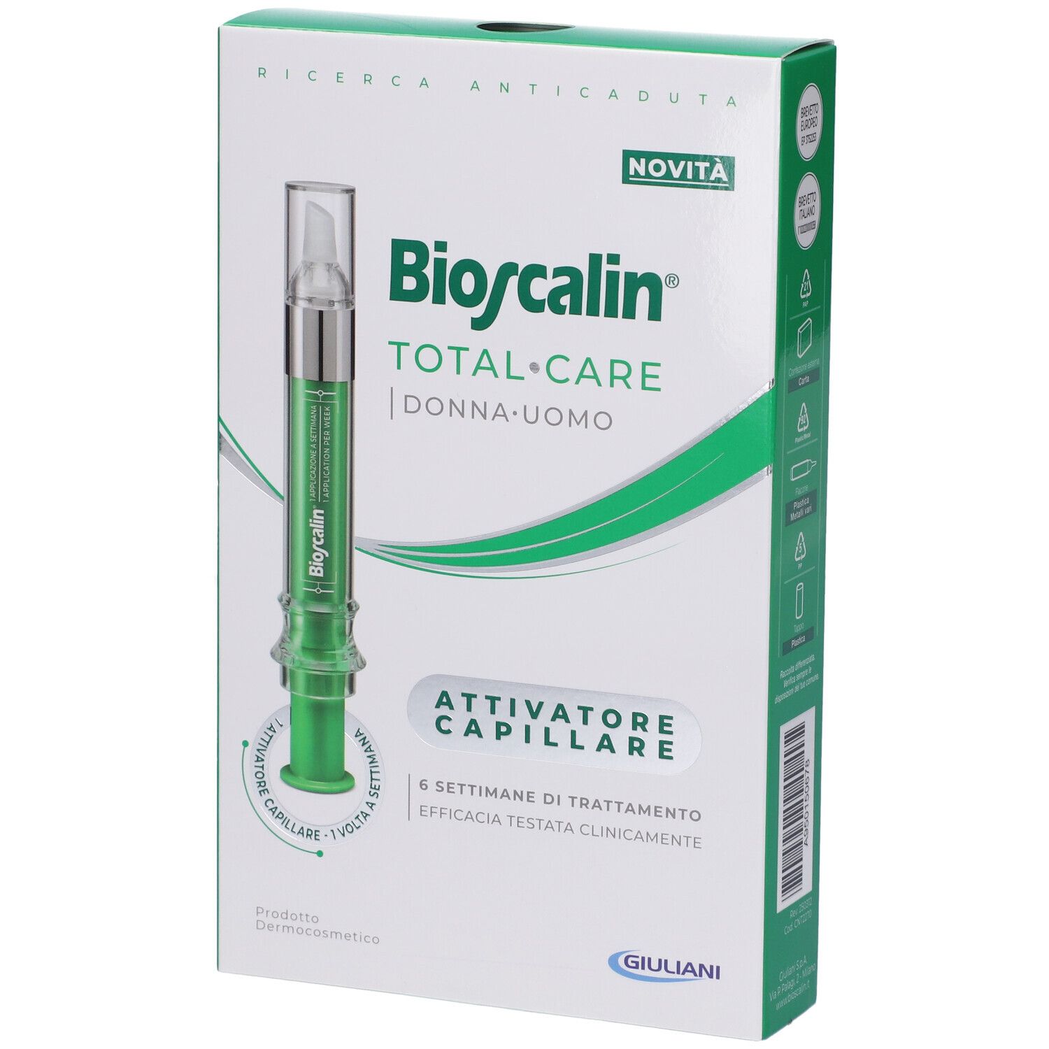 Bioscalin Attivatore Capillare Total Care 10ml - Bioscalin Attivatore Capillare Total Care 10ml