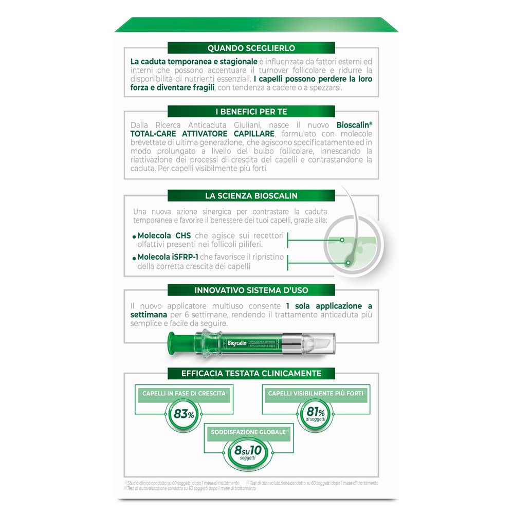 Bioscalin Attivatore Capillare Total Care 10ml - Bioscalin Attivatore Capillare Total Care 10ml