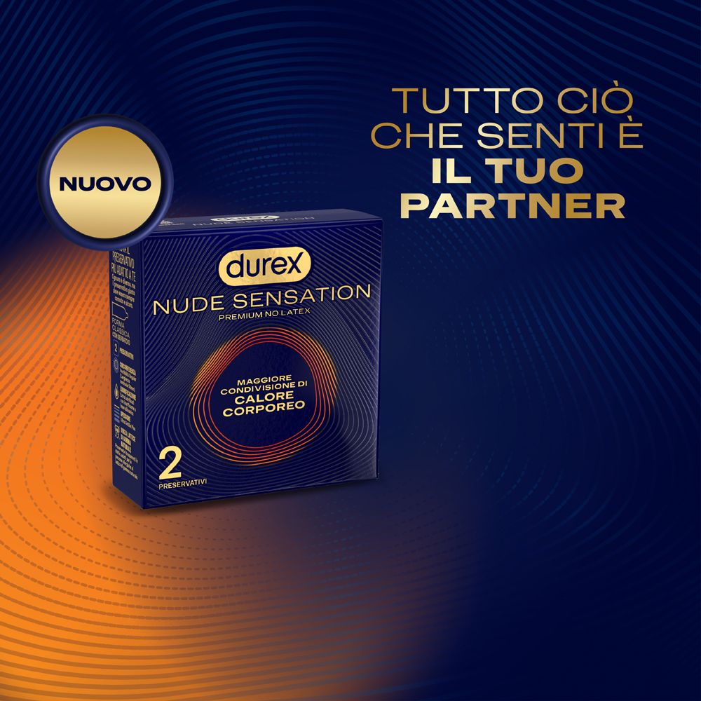 Durex Nude Sensation preservativo 2 pezzi