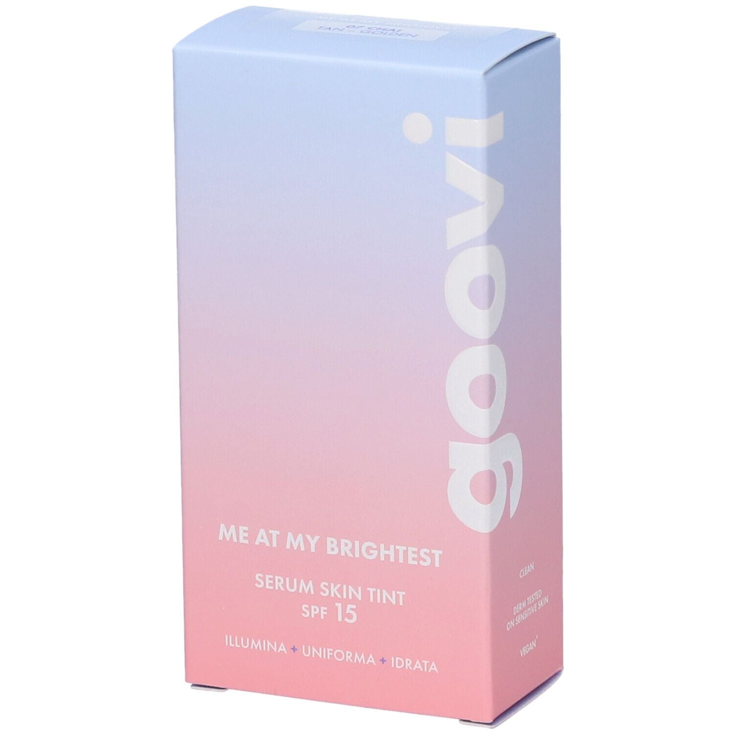 Goovi Me At My Brightest Siero Skin Tint SPF15 Tonalità 07 Chai
