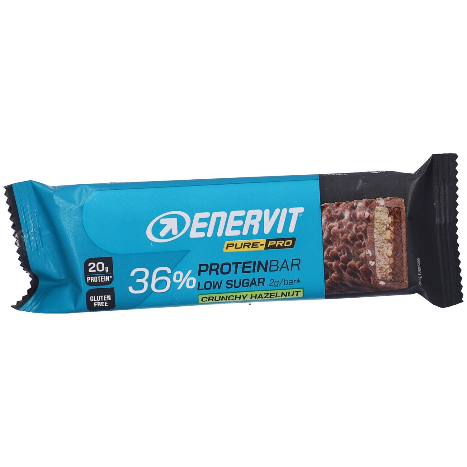 ENERVIT Pure-Pro 36% Protein Bar Crunchy Hazelnut - ENERVIT Pure-Pro 36% Protein Bar Crunchy Hazelnut