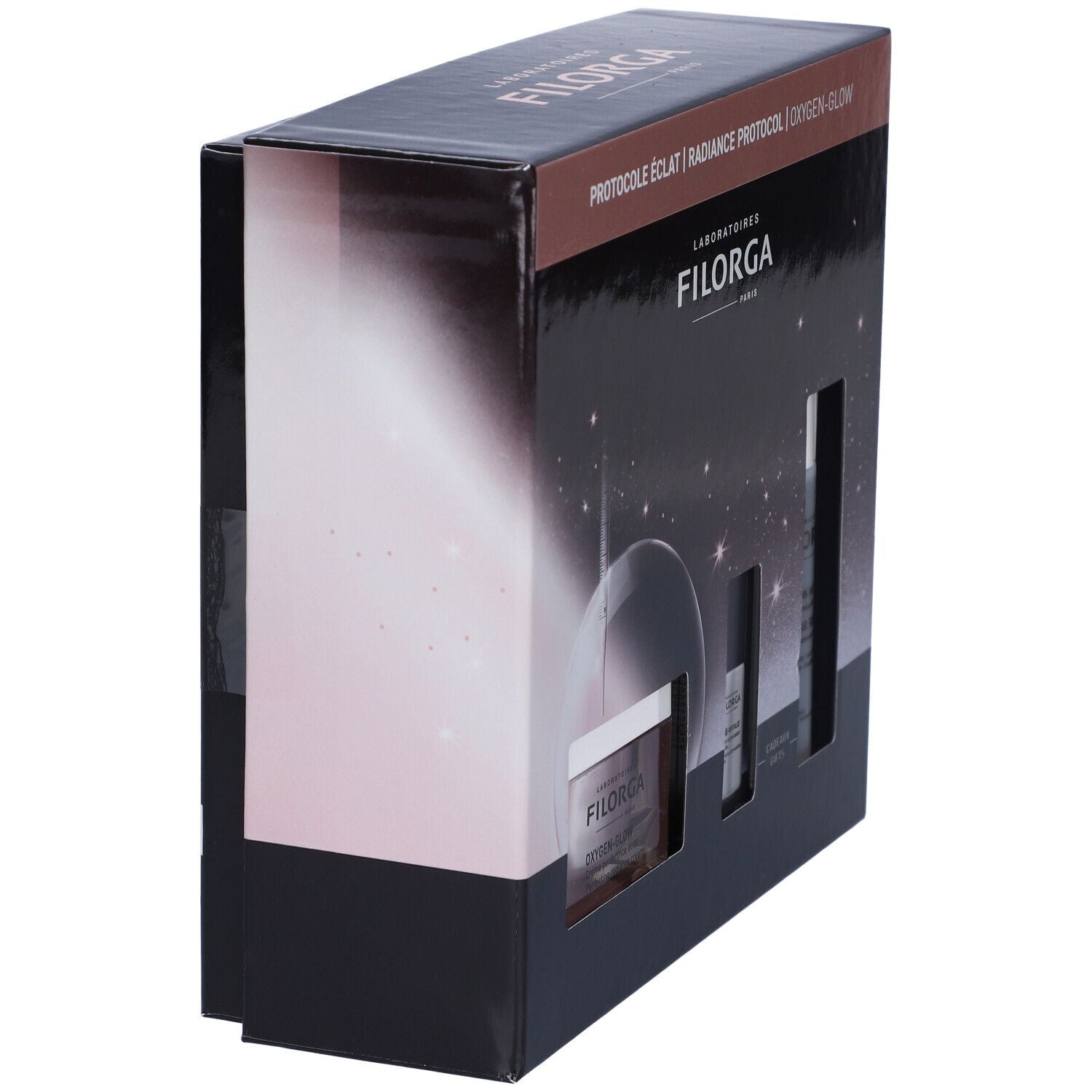 FILORGA XMAS Cofanetto OXYGEN GLOW 2025 1 OXYGEN GLOW CREMA 50ML + 1 NCEF REVITALIZE SERUM 5 ML + 1 SOLUZIONE MICELLARE 50 ML