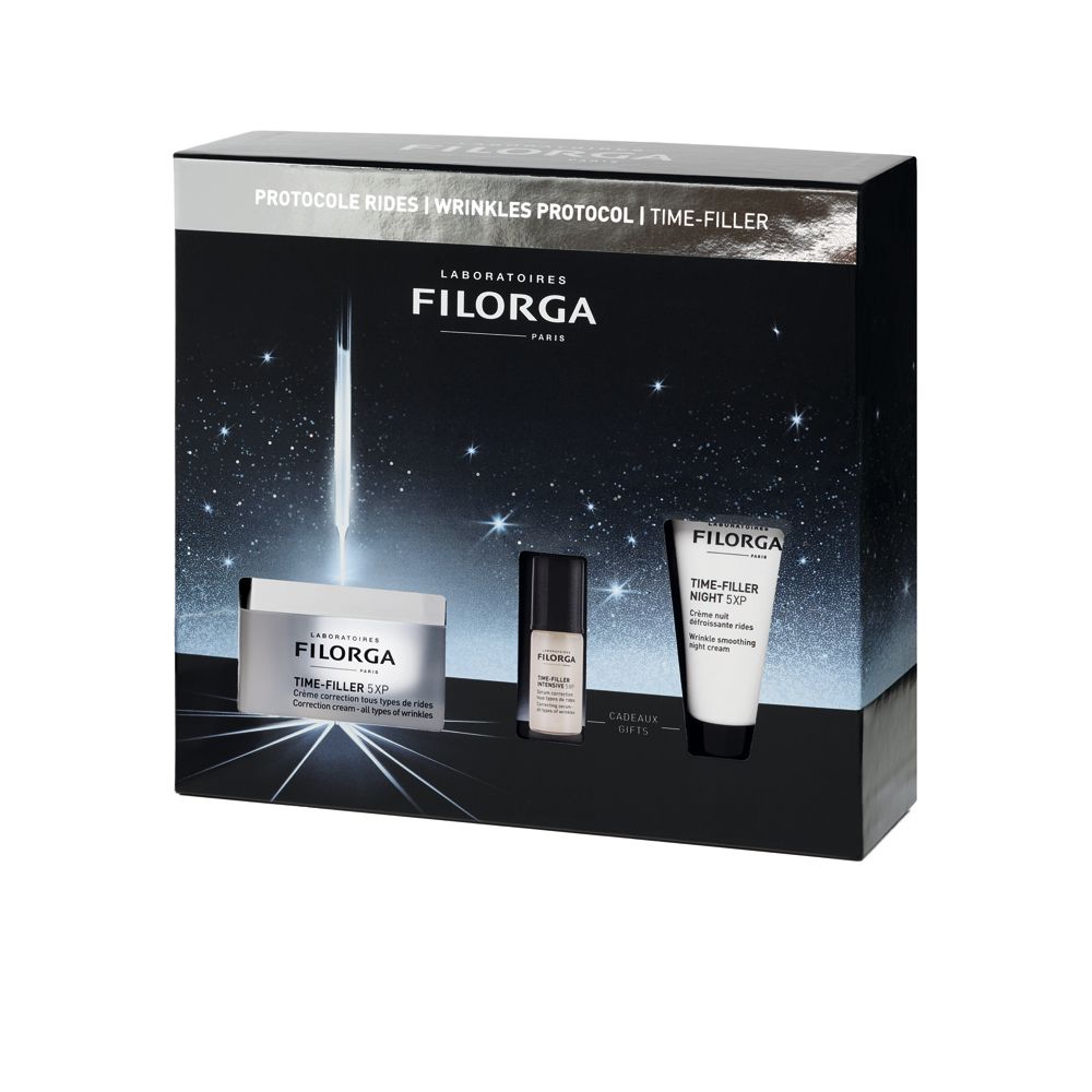 FILORGA XMAS Cofanetto TIME FILLER 5XP 2025 1 TIME FILLER 5XPCREMA 50 ML + 1 TIME FILLER INTENSIVE 5XP 5 ML + 1 TIME FILLER NIGHT 5XP 15 ML