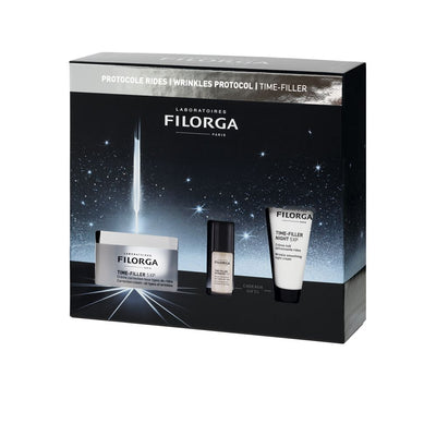 FILORGA XMAS Cofanetto TIME FILLER 5XP 2025 1 TIME FILLER 5XPCREMA 50 ML + 1 TIME FILLER INTENSIVE 5XP 5 ML + 1 TIME FILLER NIGHT 5XP 15 ML