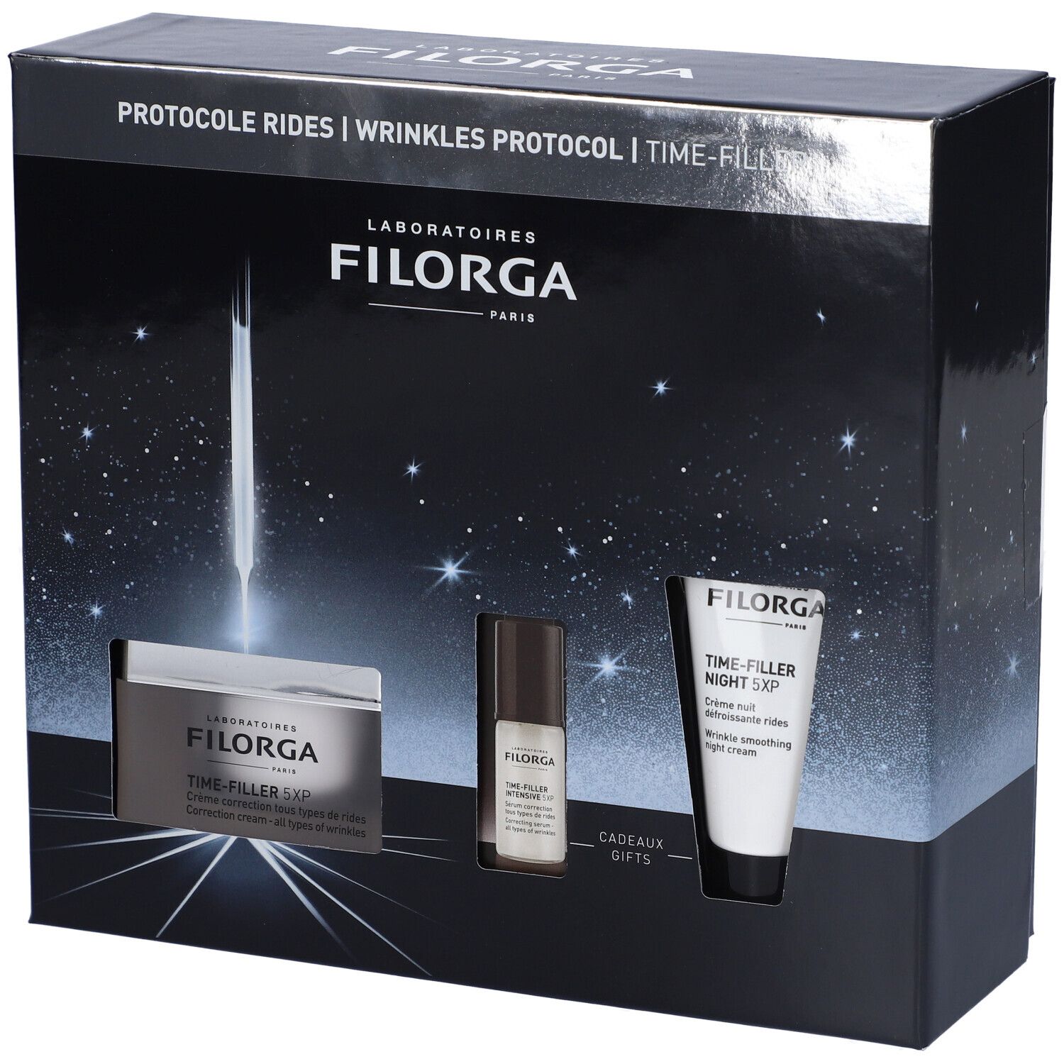 FILORGA XMAS Cofanetto TIME FILLER 5XP 2025 1 TIME FILLER 5XPCREMA 50 ML + 1 TIME FILLER INTENSIVE 5XP 5 ML + 1 TIME FILLER NIGHT 5XP 15 ML - FILORGA XMAS Cofanetto TIME FILLER 5XP 2025 1 TIME FILLER 5XPCREMA 50 ML + 1 TIME FILLER INTENSIVE 5XP 5 ML + 1 TIME FILLER NIGHT 5XP 15 ML
