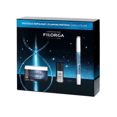 FILORGA XMAS Cofanetto  HYALU FILLER 2025 1 HYALU FILLER CREMA50 ML + 1 NCED REVITALIZE SERUM 5 ML + 1 HYALU FILLER LIPS 4ML