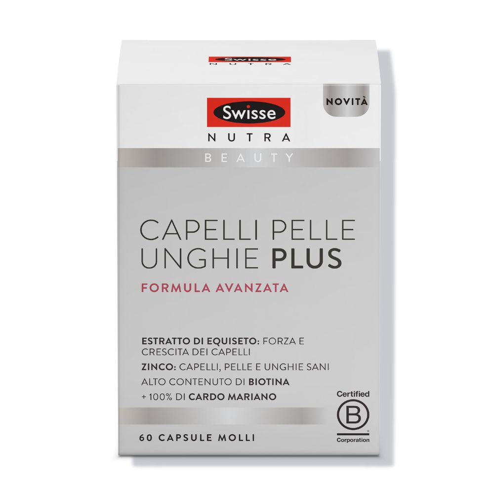 Swisse Capelli Pelle Unghie Plus Integratore Capsule Molli