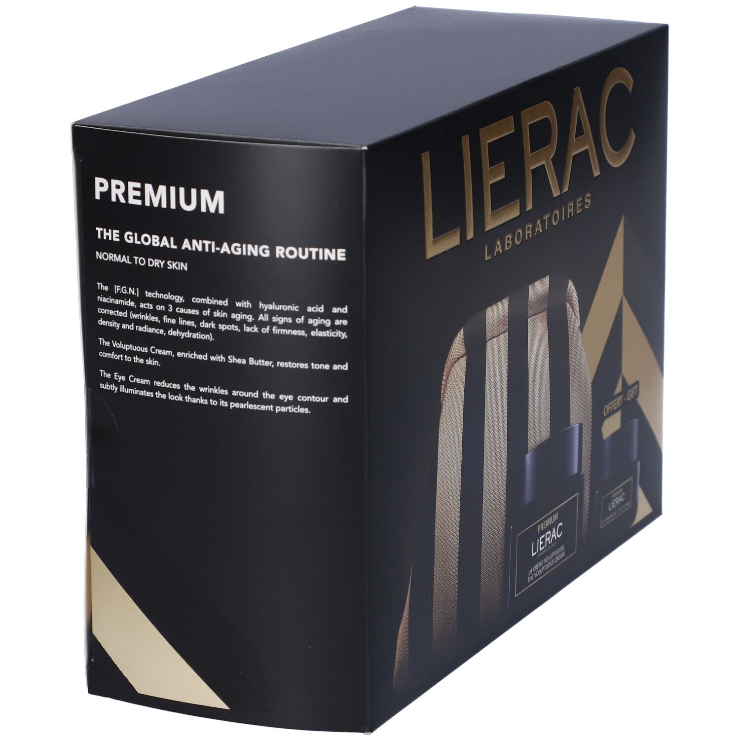 Lierac Set Natale Premium Voluptueuse 50ml + Crema Occhi 20ml
