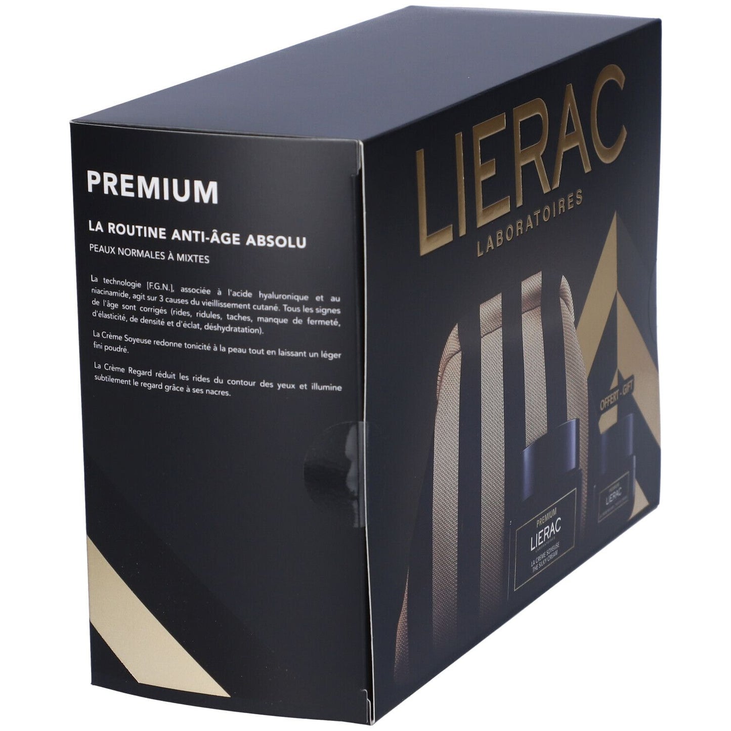 Lierac Set Natale Premium Soyeuse 50ml + Crema Occhi 20ml