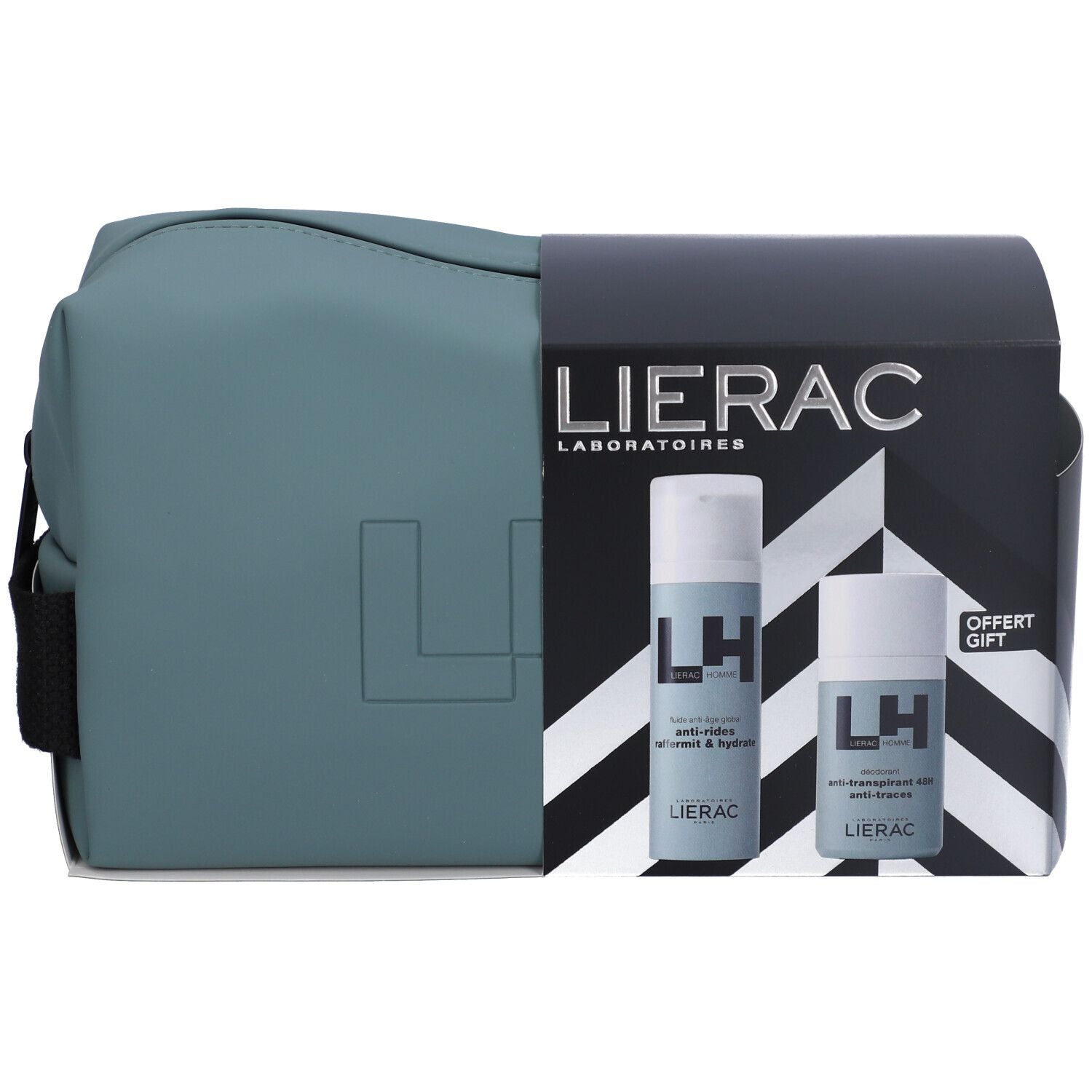 Lierac Set Natale Homme Fluido Anti Età Globale 50ml + Deodorante 20ml - Lierac Set Natale Homme Fluido Anti Età Globale 50ml + Deodorante 20ml