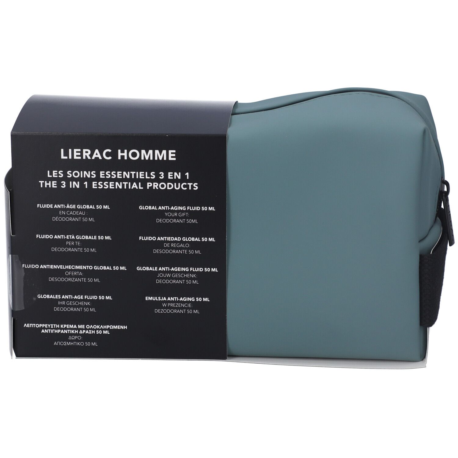 Lierac Set Natale Homme Fluido Anti Età Globale 50ml + Deodorante 20ml - Lierac Set Natale Homme Fluido Anti Età Globale 50ml + Deodorante 20ml