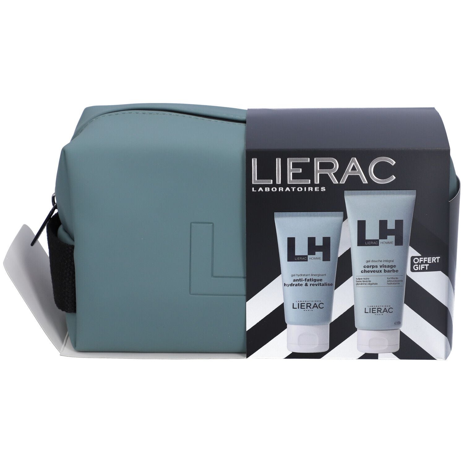 Lierac Set Natale Homme Gel Idratante 50ml  + Gel Doccia 200ml - Lierac Set Natale Homme Gel Idratante 50ml  + Gel Doccia 200ml