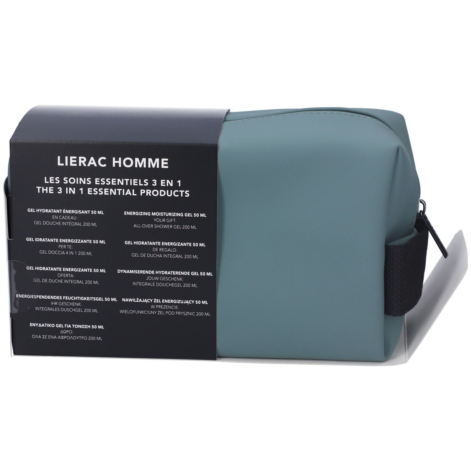 Lierac Set Natale Homme Gel Idratante 50ml  + Gel Doccia 200ml