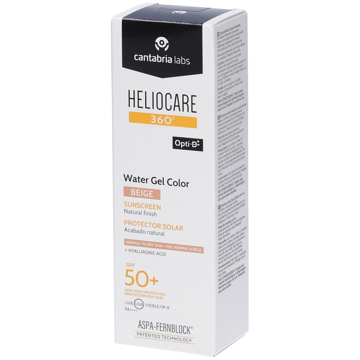 Heliocare 360° Color Water Gel Tonalità Beige SPF 50+