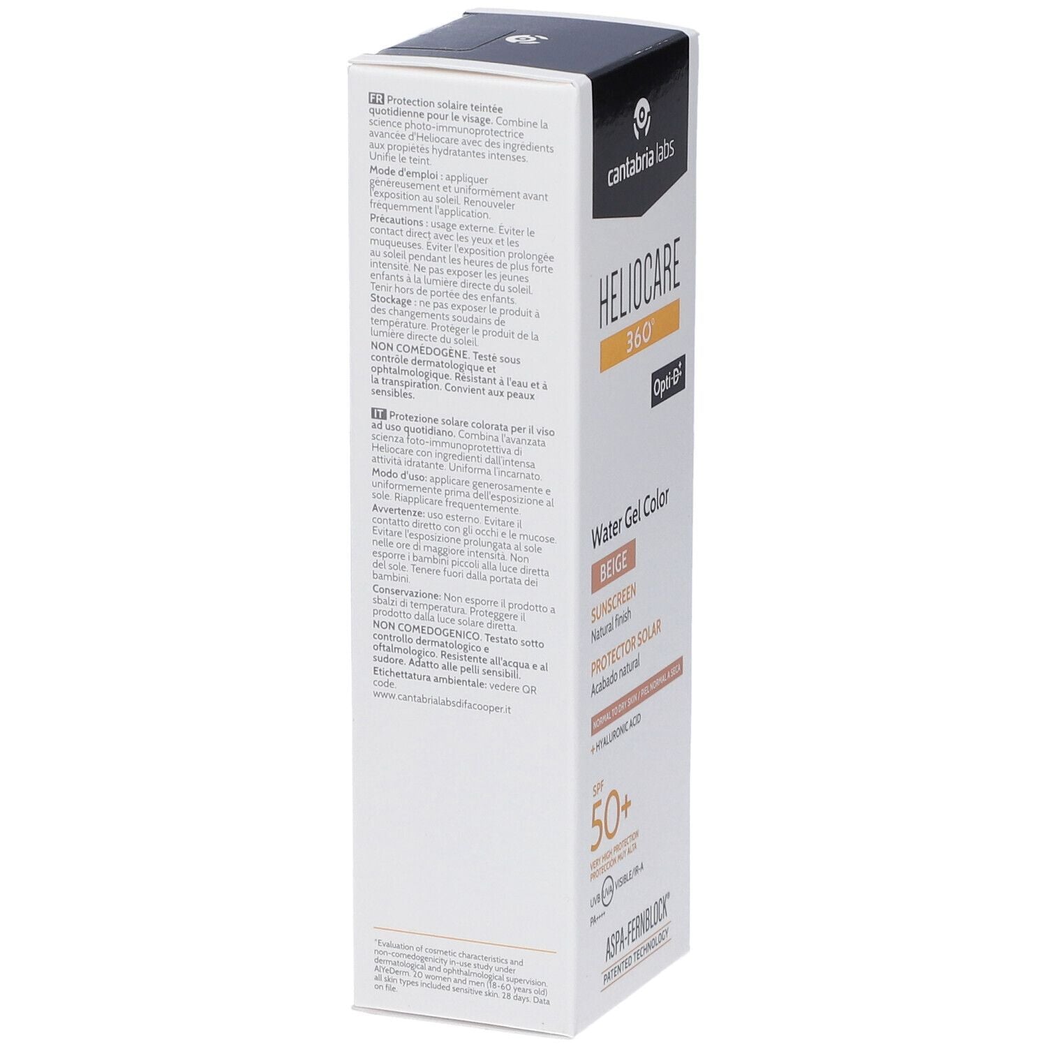 Heliocare 360° Color Water Gel Tonalità Beige SPF 50+