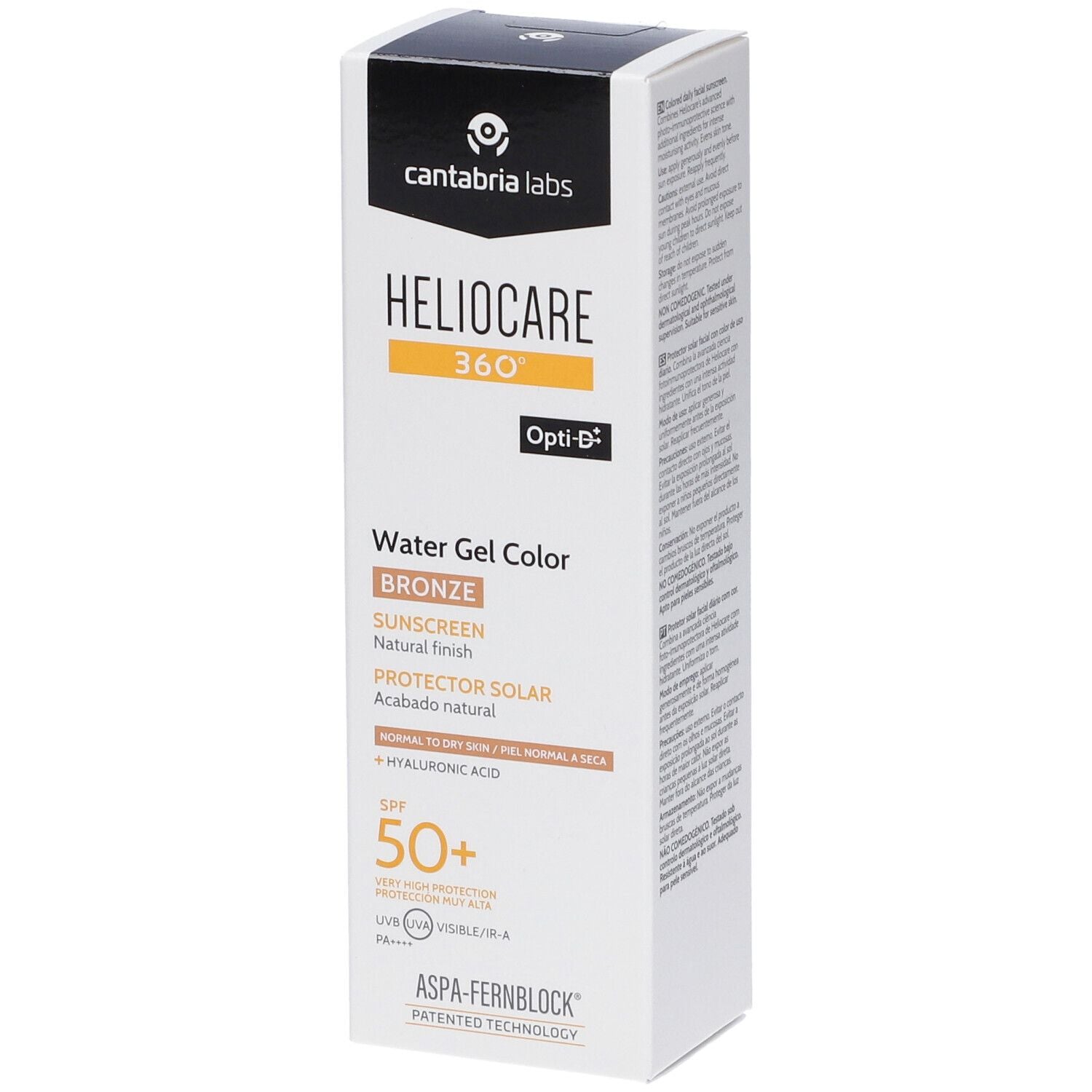 Heliocare 360° Color Water Gel Tonalità Bronze SPF 50+