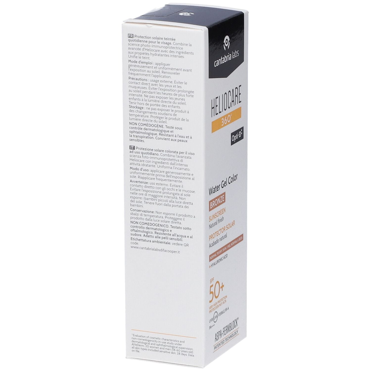 Heliocare 360° Color Water Gel Tonalità Bronze SPF 50+