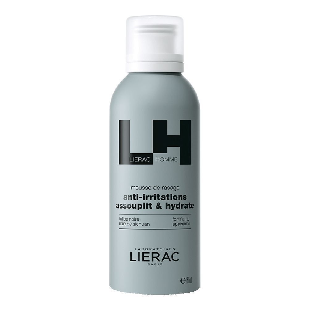 LIERAC Homme Mousse Rasatura Anti-irritazione Idratante Lenitiva 150ml - LIERAC Homme Mousse Rasatura Anti-irritazione Idratante Lenitiva 150ml