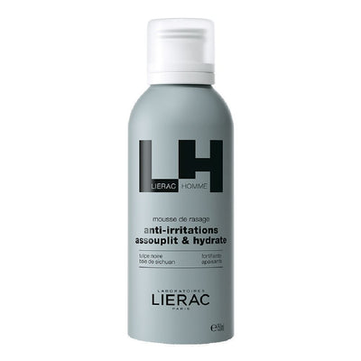 LIERAC Homme Mousse Rasatura Anti-irritazione Idratante Lenitiva 150ml