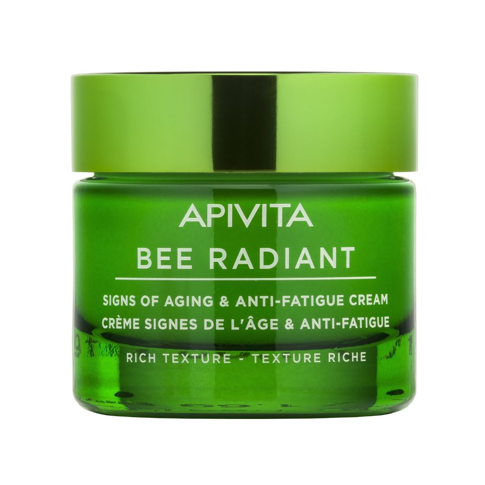 APIVITA Bee Radiant Crema Segni dell'età e Anti-Fatica - Texture Ricca 50 ML
