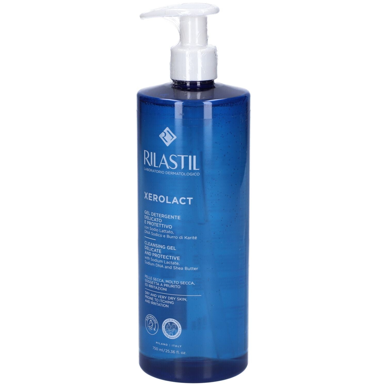 Rilastil Xerolact Gel Detergente 750 Ml