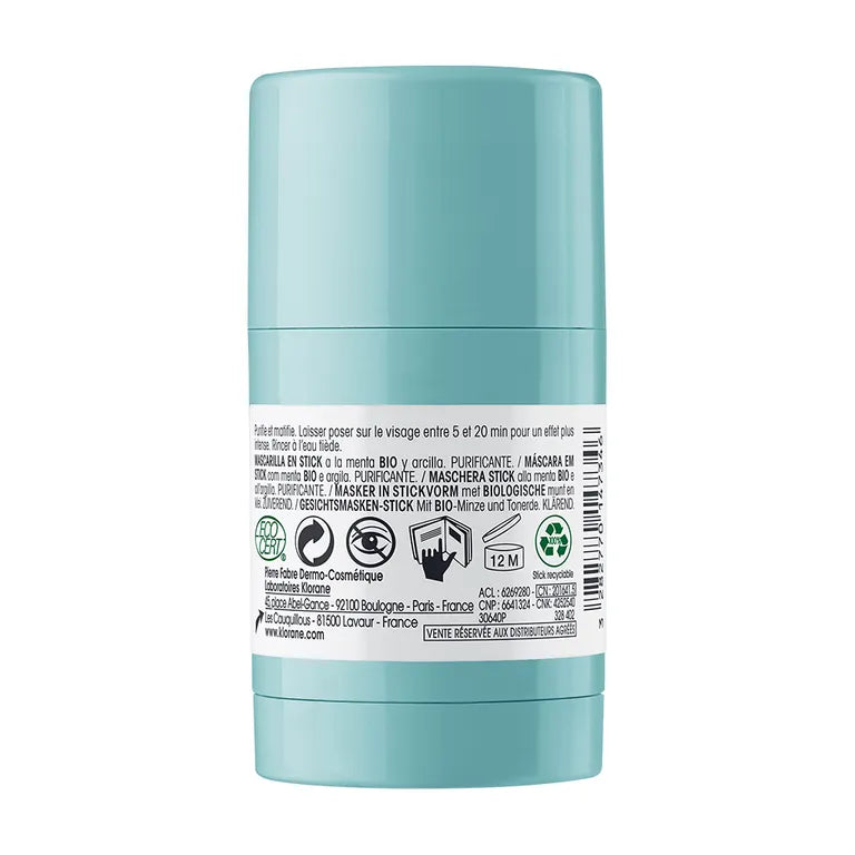 KLORANE Maschera Stick Purificante Menta Acquatica 25g