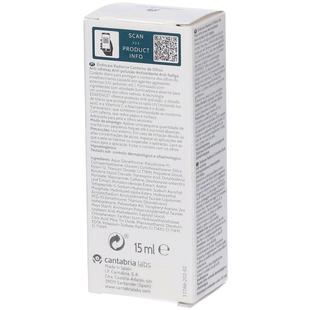 Endocare Radiance Eye Contour 15 ml