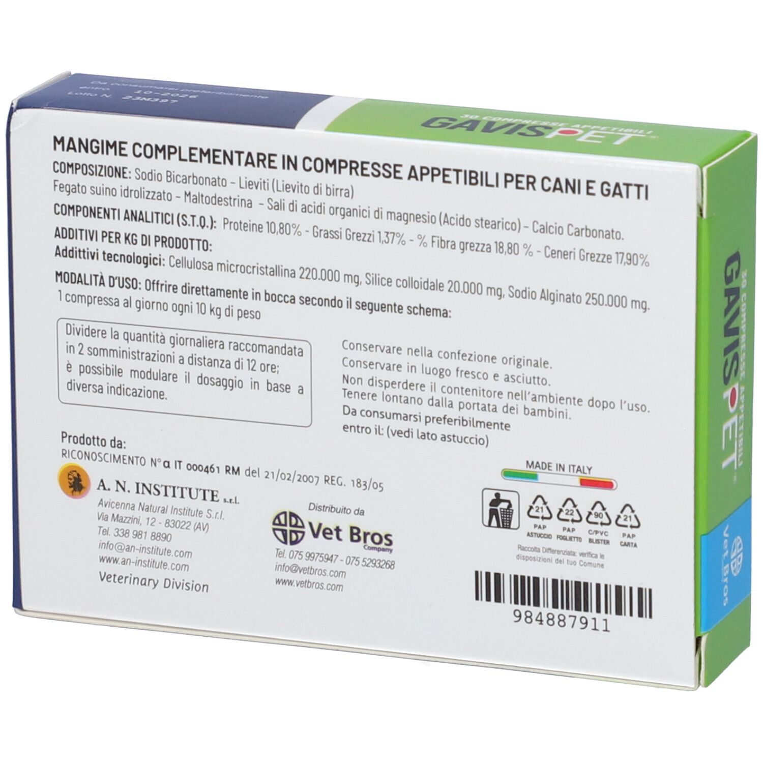 Gavispet 30 Compresse Appetibili - Per Cani e Gatti