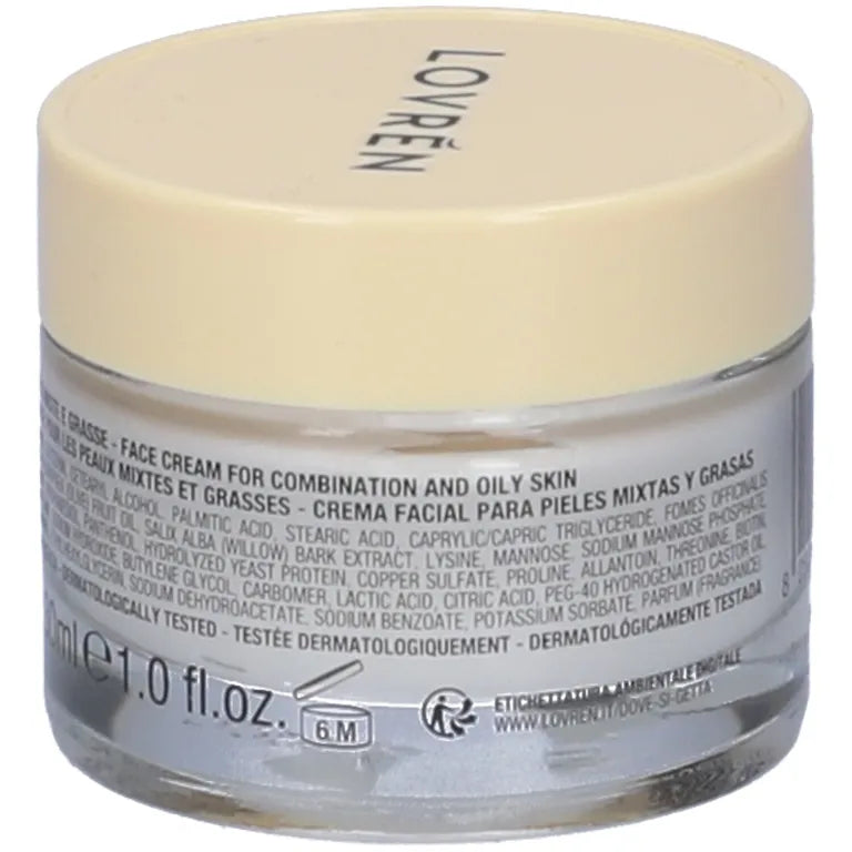 Lovren V5 Crema Viso Hydra Pure Effect Pelli Miste e Grasse 32 ml
