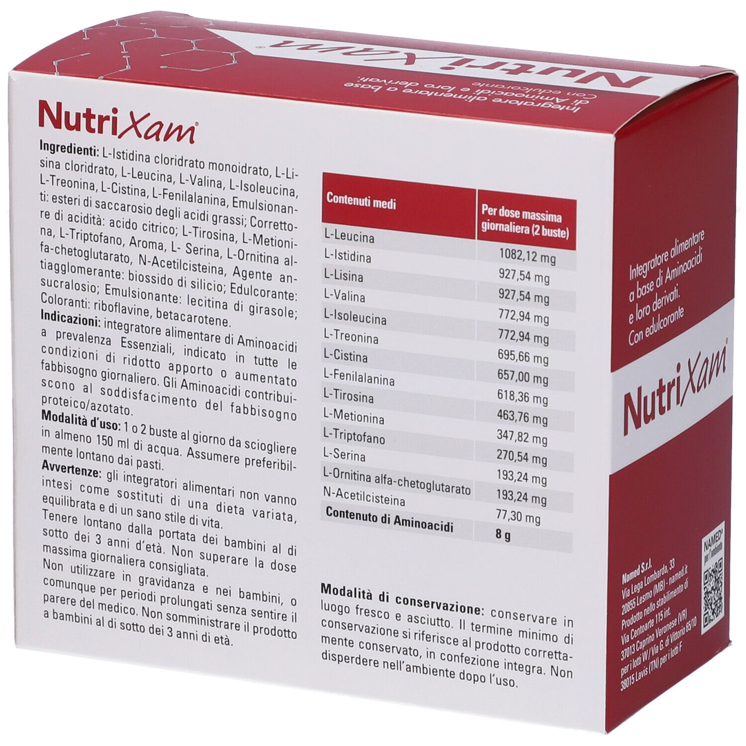 Nutrixam Integratore Alimentare 28 Bustine - Nutrixam Integratore Alimentare 28 Bustine