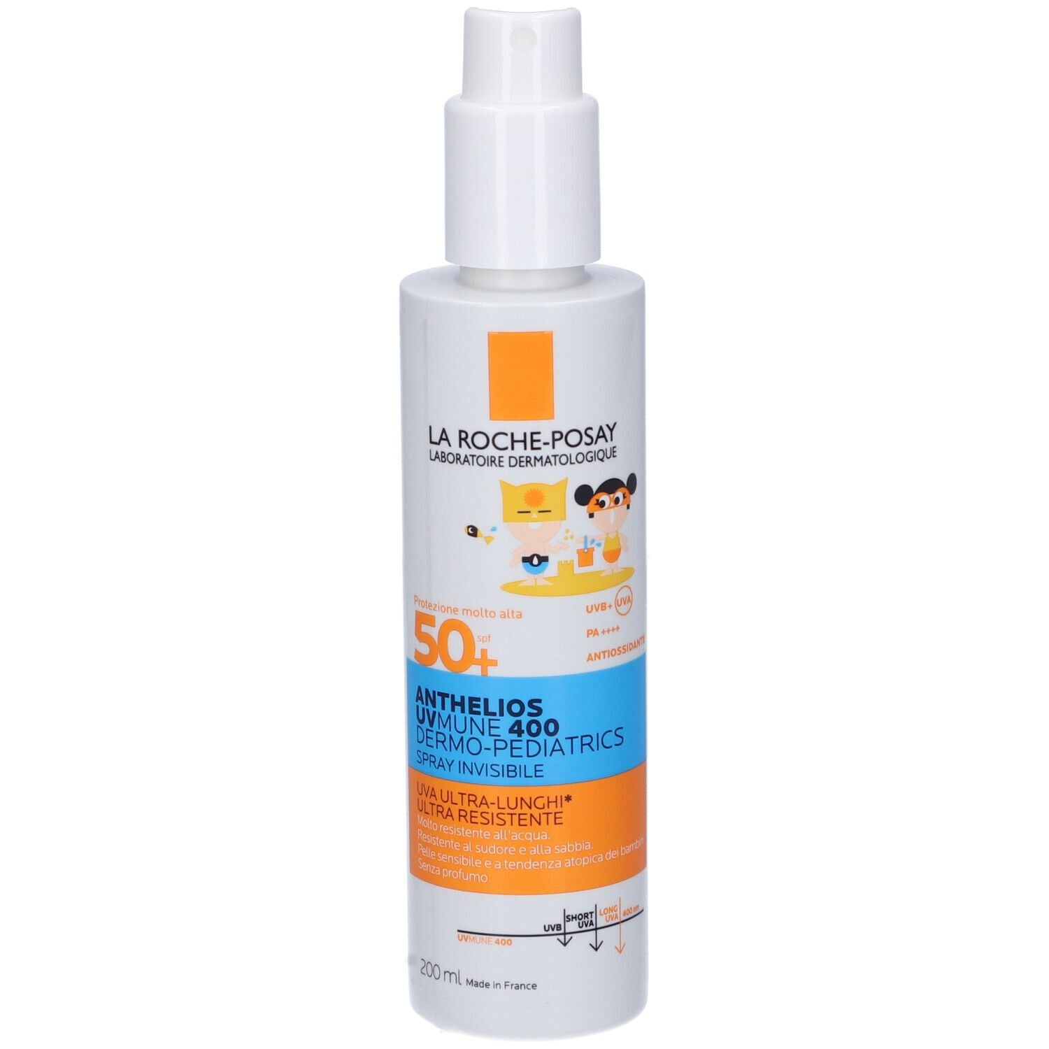 La Roche-Posay Anthelios UVMune 400 Dermo-Pediatrics Spray Invisibile SPF 50+ - La Roche-Posay Anthelios UVMune 400 Dermo-Pediatrics Spray Invisibile SPF 50+