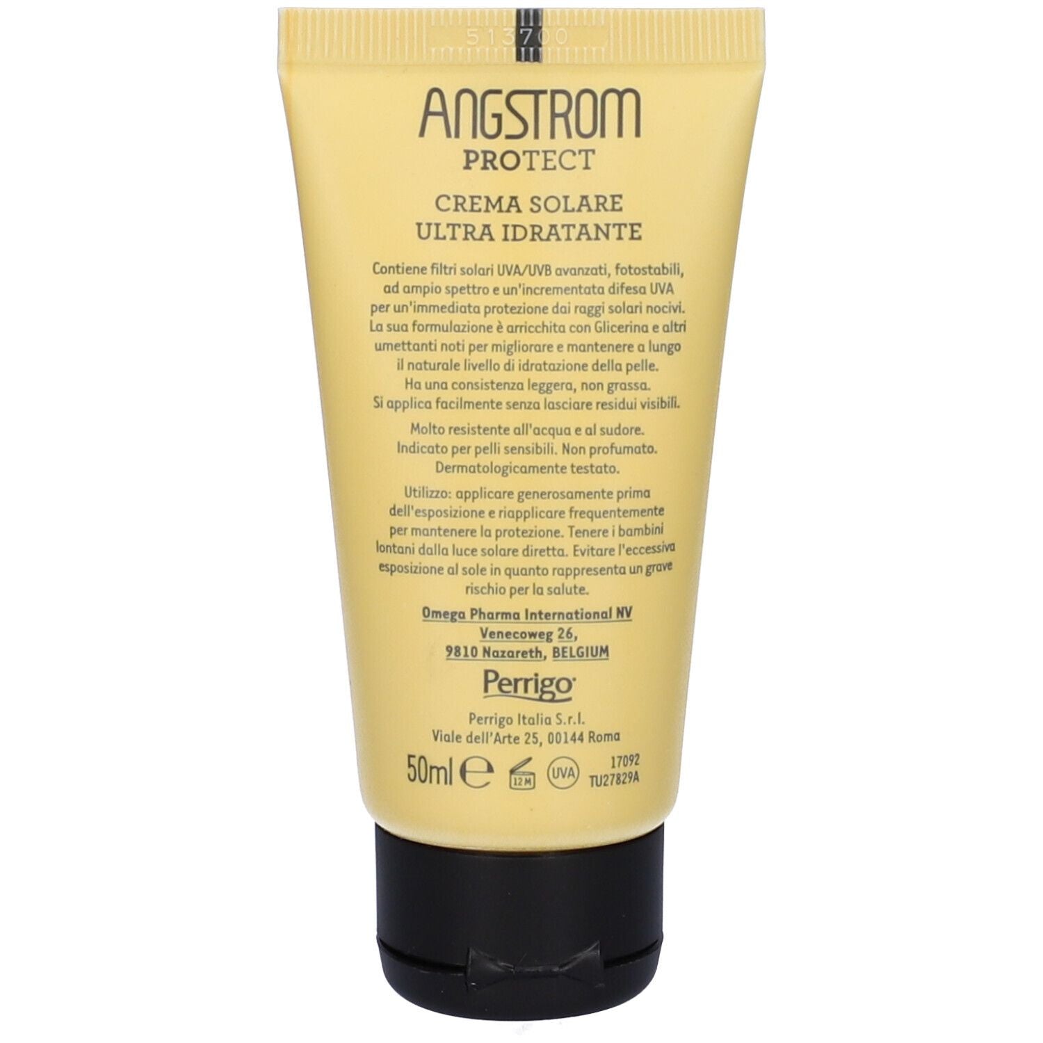 Perrigo Angstrom Protect Crema Solare Ultra Idratante SPF50+ - Perrigo Angstrom Protect Crema Solare Ultra Idratante SPF50+