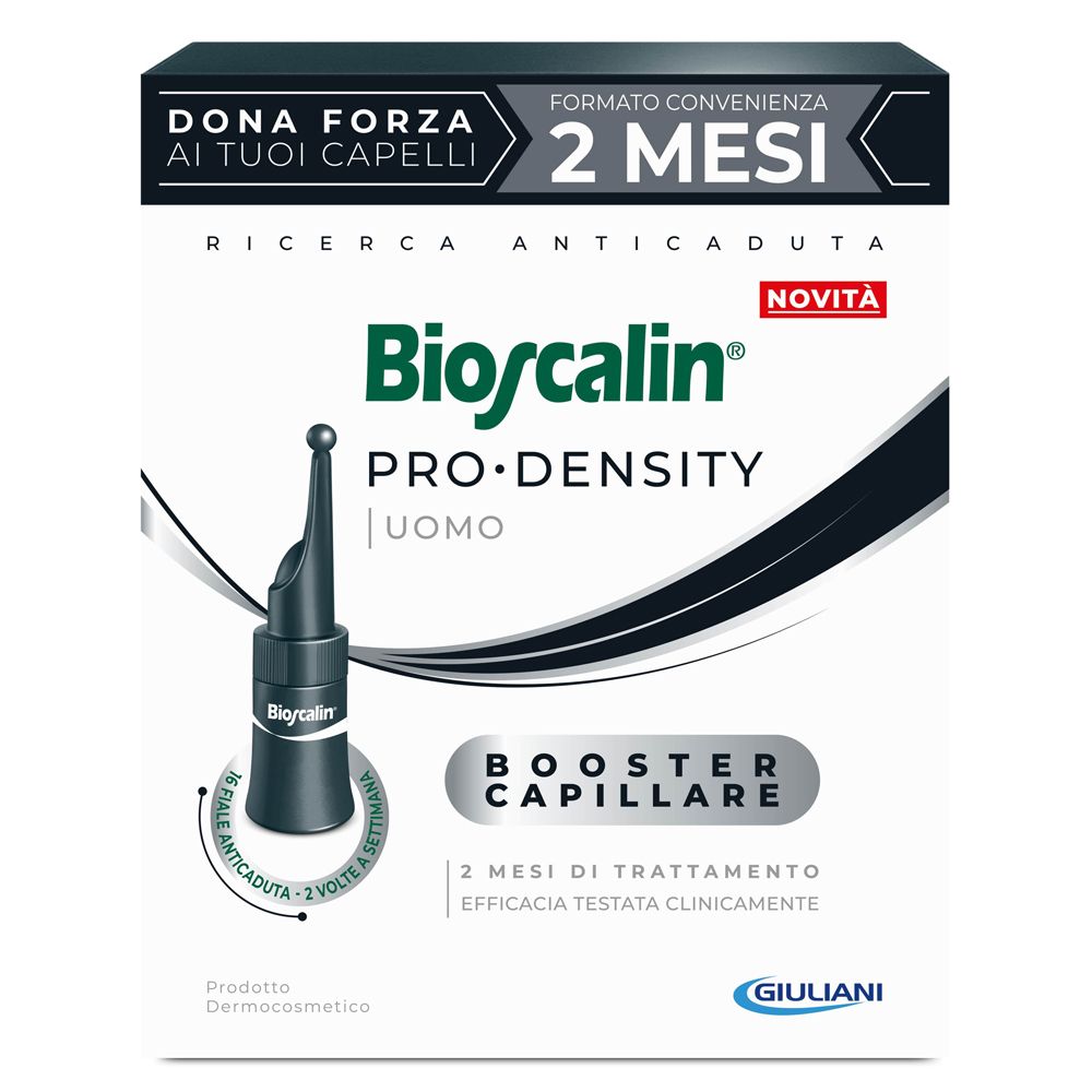 Bioscalin Pro-Density Uomo Booster Capillare 2 Mesi Trattamento 16 fiale - Bioscalin Pro-Density Uomo Booster Capillare 2 Mesi Trattamento 16 fiale
