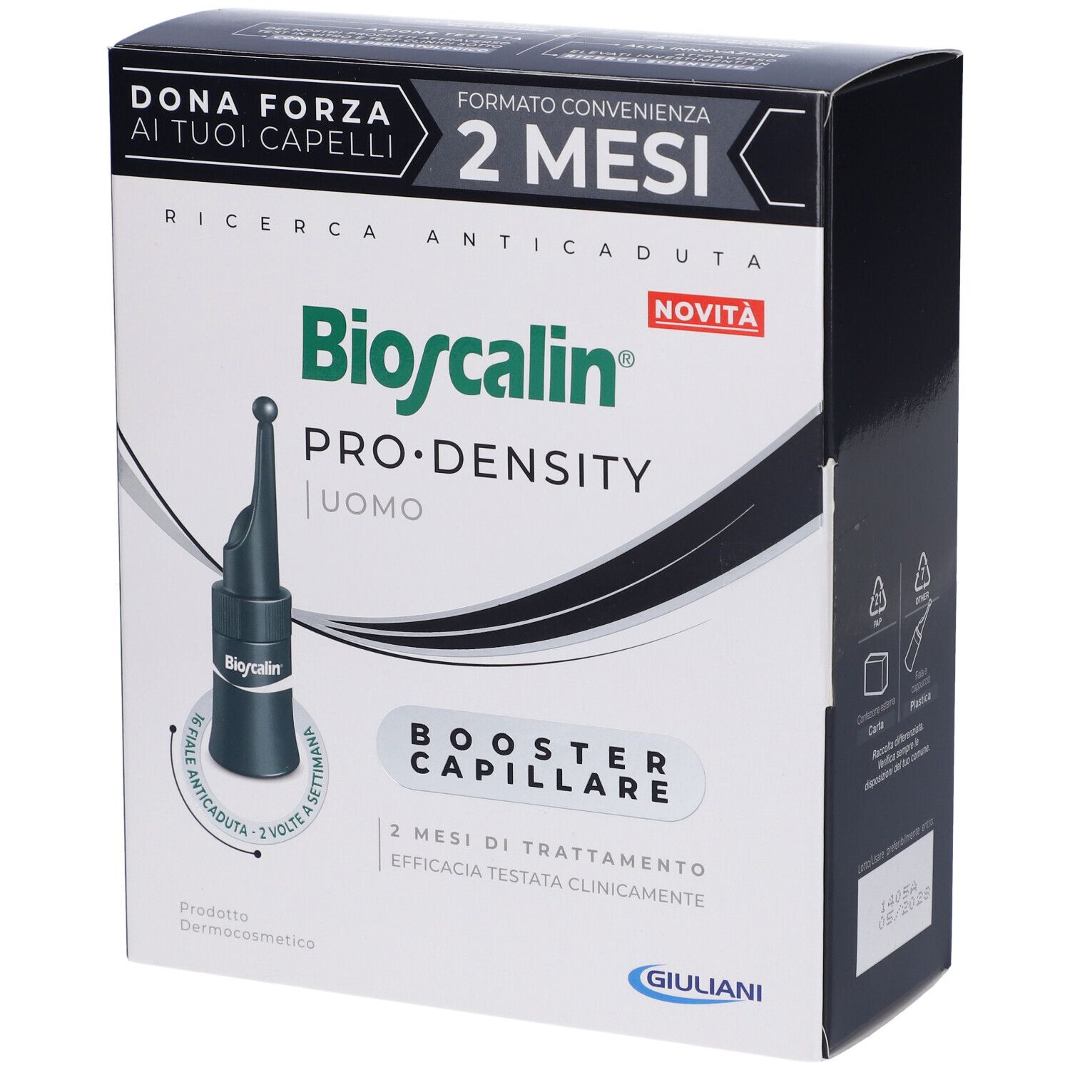 Bioscalin Pro-Density Uomo Booster Capillare 2 Mesi Trattamento 16 fiale - Bioscalin Pro-Density Uomo Booster Capillare 2 Mesi Trattamento 16 fiale