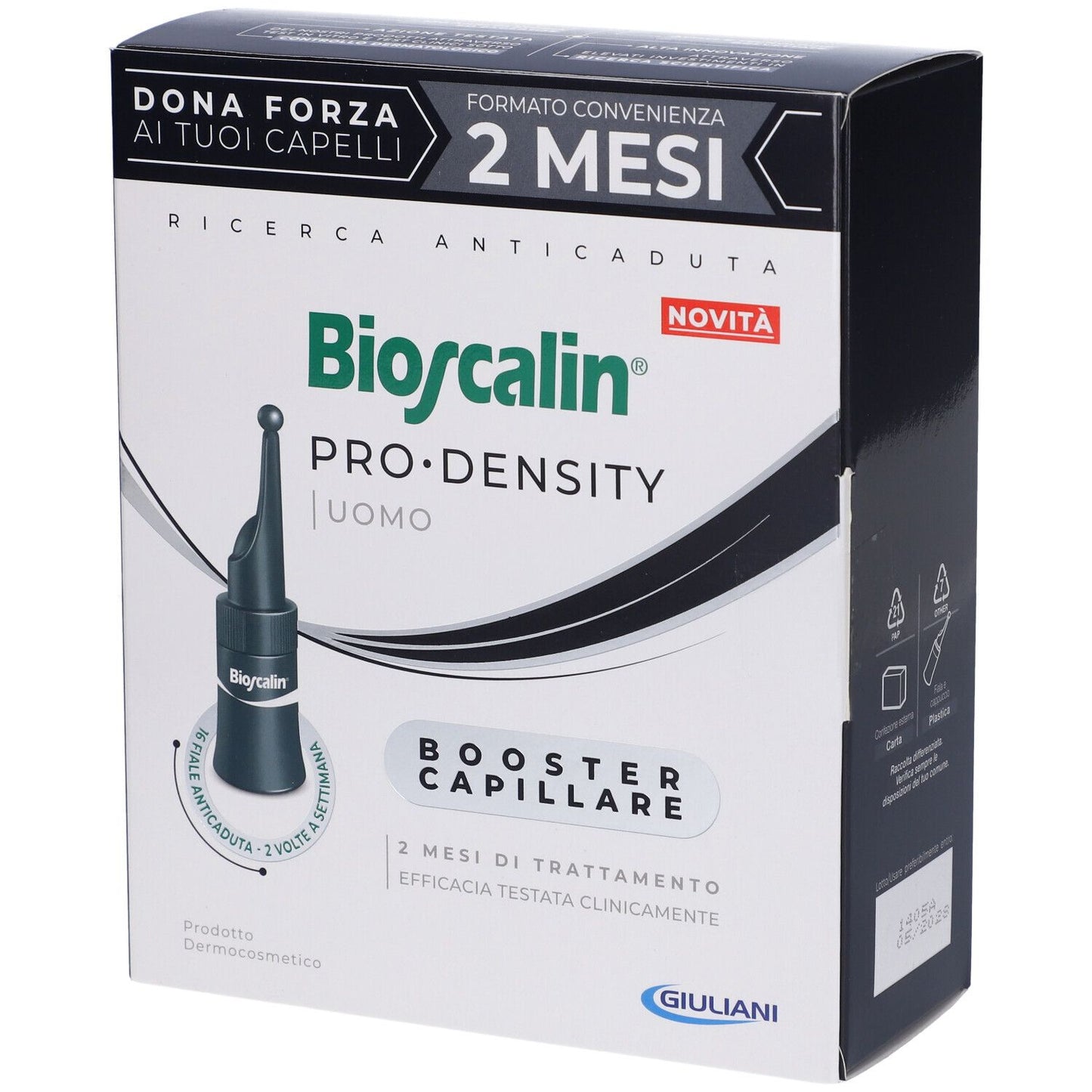 Bioscalin Pro-Density Uomo Booster Capillare 2 Mesi Trattamento 16 fiale