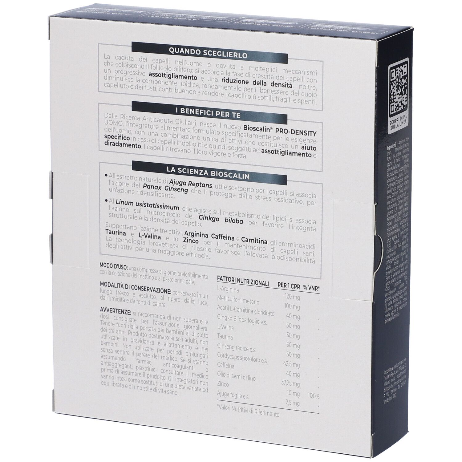 Bioscalin Pro Density Compresse 3 Mesi Trattamento 90 compresse