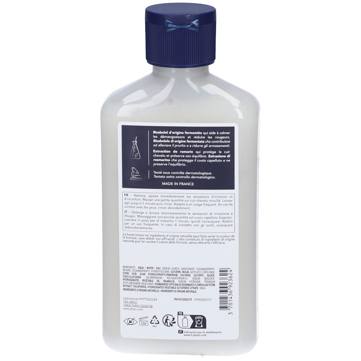 Phyto Shampoo Dermolenitivo 250ml - Phyto Shampoo Dermolenitivo 250ml