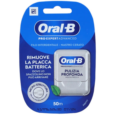 Oral-B Pro-Expert Advanced Pulizia Profonda Filo Interdentale Cerato 50m