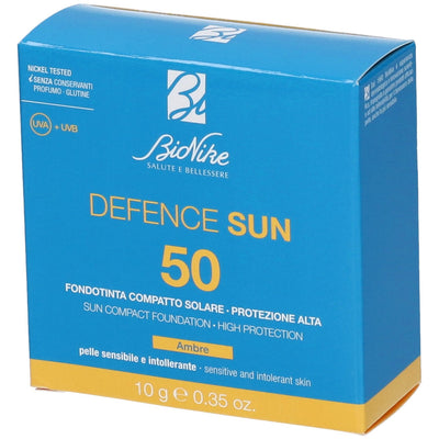 Defence Sun 50 Fondotinta Compatto Tonalitá N1 Ambra 10 g