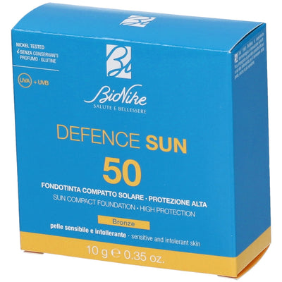 Defence Sun 50 Fondotinta Compatto Tonalitá N2 Bronzo 10 g