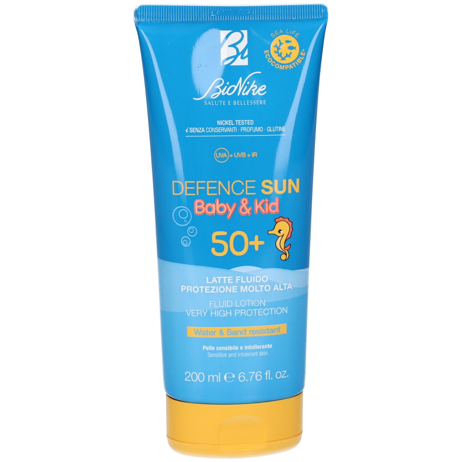 Defence Sun SPF50+ Baby Kid Latte Fluido 200Ml - Defence Sun SPF50+ Baby Kid Latte Fluido 200Ml