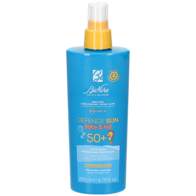 BioNike Defence Sun Pro-Repair 4D SPF 50+ Baby &amp; Kid Latte Spray Protezione Molto Alta per Bambini